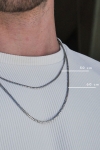 Northern Legacy Cable Halsband Sølvtonet