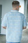 ONLY & SONS Bart Relaxed Fit SS Knit Shirt Egret