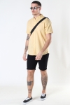 Clean Cut Copenhagen Cotton / Linnen Shirt S/S Pastel Yellow