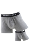 Klockaban Classics Tb1277 Boxershorts Grey 2-Pack