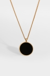 Northern Legacy Black Onyx Halsband Gold