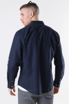 Clean Cut Copenhagen Cotton Linen Skjorta Navy