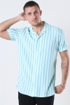 Jack and Jones Tyler Skjorta SS ORG Aqua Sky