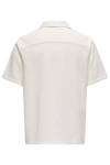 ONLY & SONS Bertil Waffle SS Resort Shirt Cloud Dancer