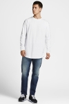 Jack & Jones JJENOA TEE O-NECK LS NOOS White