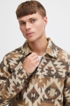 Solid Hans Overshirt Oatmeal Melange