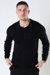 ONLY & SONS WYLER LIFE LS POLO KNIT Black