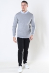 Clean Cut Copenhagen Merino Wool Crew Sticka Light Grey Mel