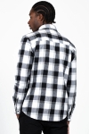 Fat Moose Adrian Cotton Check Shirt Black Check / Mid Grey Check