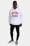 Defend Paris 92 Hoodies Tröja Capuche White