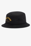 Fred Perry ARCH BRANDED BUCKET HAT 102 Black