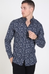 Jack & Jones Focus Paisley Skjorta Navy Blazer