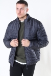 Only & Sons Paul Quilted Highneck Jacka Grey Pinstripe