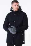 Only & Sons Yanick Teddy Hood Parka Jacka Black