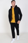 Solid Organic Morgan Zip Sweat Black