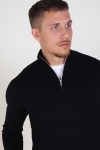 Tailored & Originals Knit - MKlockaray Half zip Black