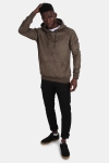 Urban Classics Imitation Suede Hoodie Olive