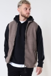 Jack & Jones JPRBLUBAKER FLEECE VEST Walnut