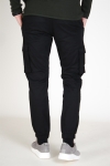 Only & Sons Cam Stage Cargo Cuff Pants Black
