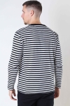 TOMMY JEANS TJU STRIPED LS CREW TEE Black