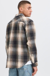 Solid Rikki Woven LS Shirt Slate Black