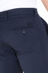 WoodBird Steffen Mel. Pant Navy Mel