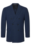 Selected Oasis Linen DB Blazer Dark Navy