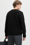 Jack & Jones Bradley Carter Knit Crew Neck Black
