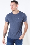 Tommy Jeans Slim Jaspe Crewneck T-shirt Twillight Navy