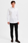 Selected SLIM NATHAN-SOLID SHIRT LS Bright White