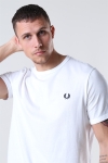 Fred Perry Ringaer T-shirt White