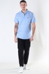 Lyle & Scott Short Sleeve Light Weight Slub Oxford Shirt Riviera