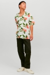 Jack & Jones Luke Flores Resort Shirt SS Cloud Dancer