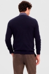 Selected Berg Knit V-Neck LS Navy Blazer