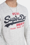 Superdry Vintage Logo Due L/S T-Shirt Klockaban Ice Grit
