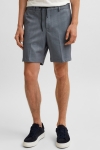 Selected SLHPETE FLEX STRinga SHORTS G CAMP Light Grey Melange