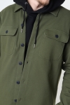 ONLY & SONS KODYL OVERSHIRT SWEAT Olive Night