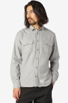 Fat Moose Glenn Flannel Shirt LS Light Grey