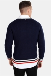 Les Deux French Lambswool Jumper Dark Navy