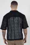 ONLY & SONS Novak Relax Resort SS Lace Shirt Black
