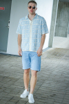 ONLY & SONS Bart Relaxed Fit SS Knit Shirt Egret