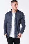 Only & Sons Gabriel LS Strikket Skjorta Dark Navy