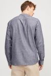 Jack & Jones Summer Tunic Linen Blend Shirt LS Faded Denim