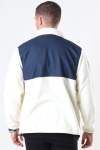 Rains Fleece Zip Puller Jacka Off White