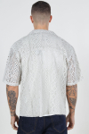 ONLY & SONS Novak Relax Resort SS Lace Shirt Moonstruck