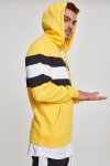 Klockaban Classics Chest Striped Hoodie Chromeyellow/ Black/ White