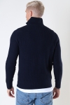 Jack & Jones JPRBLAPERFECT KNIT HIGH NECK ZIP SN Maritime Blue Maritime Navy