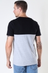 Jack & Jones JJEURBAN BLOCKING TEE SS O-NECK NOOS Black White-Griffen Print/Slim Fit