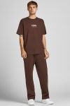 Jack & Jones JORELLIOT TEE CREW NECK KA Seal Brown