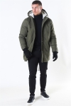 Only & Sons Yanick Teddy Hood Parka Jacka Olive Night